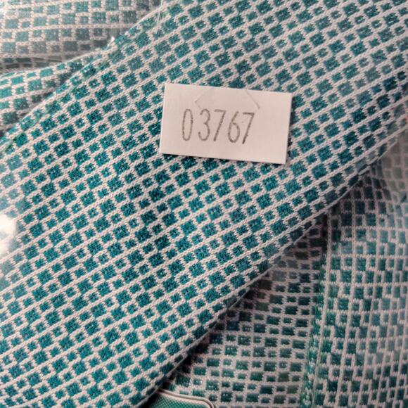 Pro Tour Coolplay Polo Golf Shirt Mens L Green White Geometric Short SLeeves - Picture 14 of 14